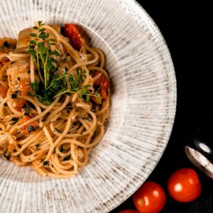 Spaghette cu anghinare